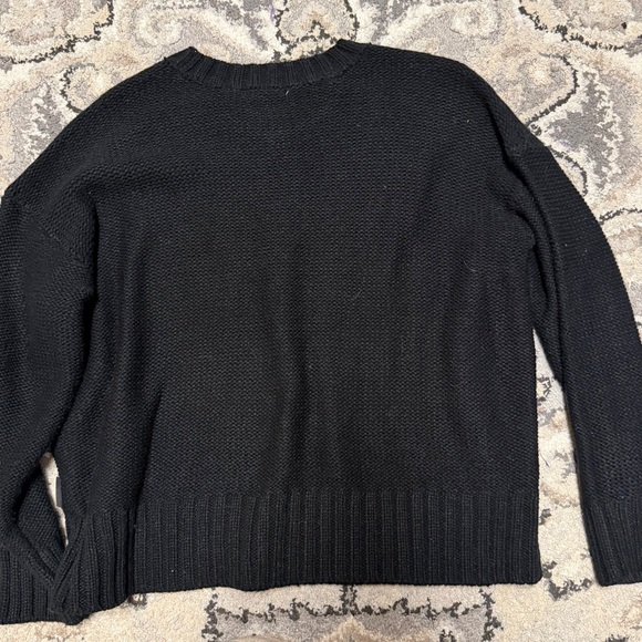 Calvin Klein Jeans Black Cable-Knit Crewneck Sweater - Picture 5 of 5